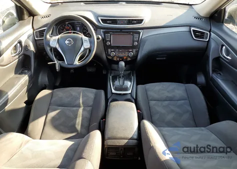 2016 Nissan Rogue S из США, поврежденный, VIN KNMAT2MV9GP646457